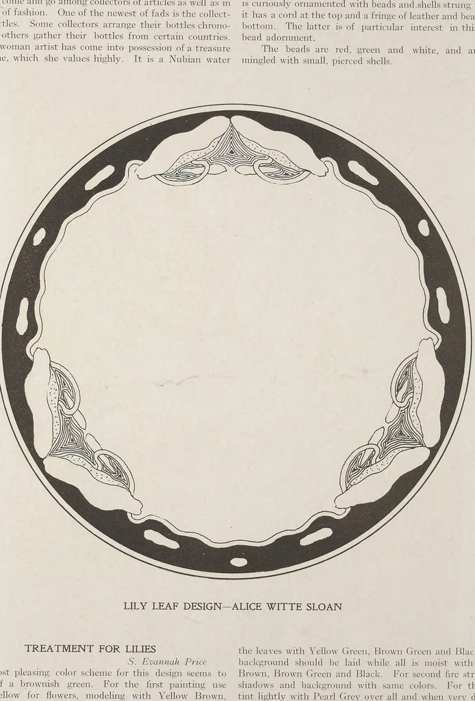 An illustration from Keramic studio, 1899, leaf 330