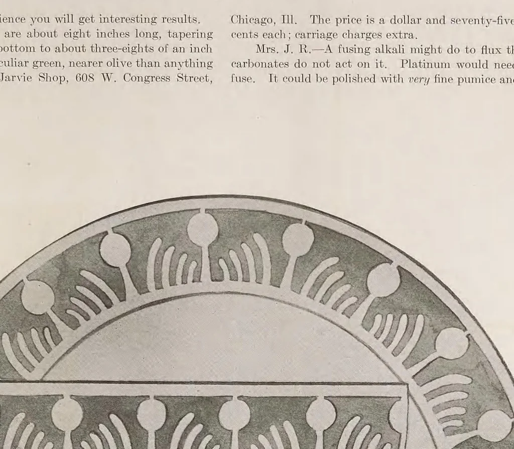 An illustration from Keramic studio, 1899, leaf 95