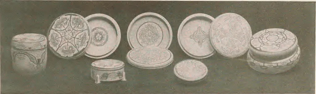 An illustration from Keramic studio, 1899, leaf 102