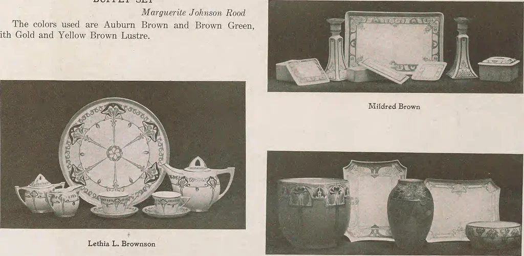 An illustration from Keramic studio, 1899, leaf 103