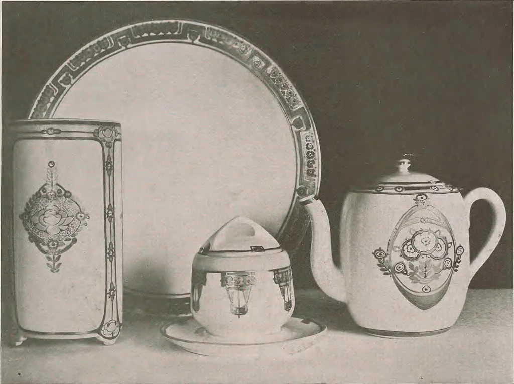 An illustration from Keramic studio, 1899, leaf 152