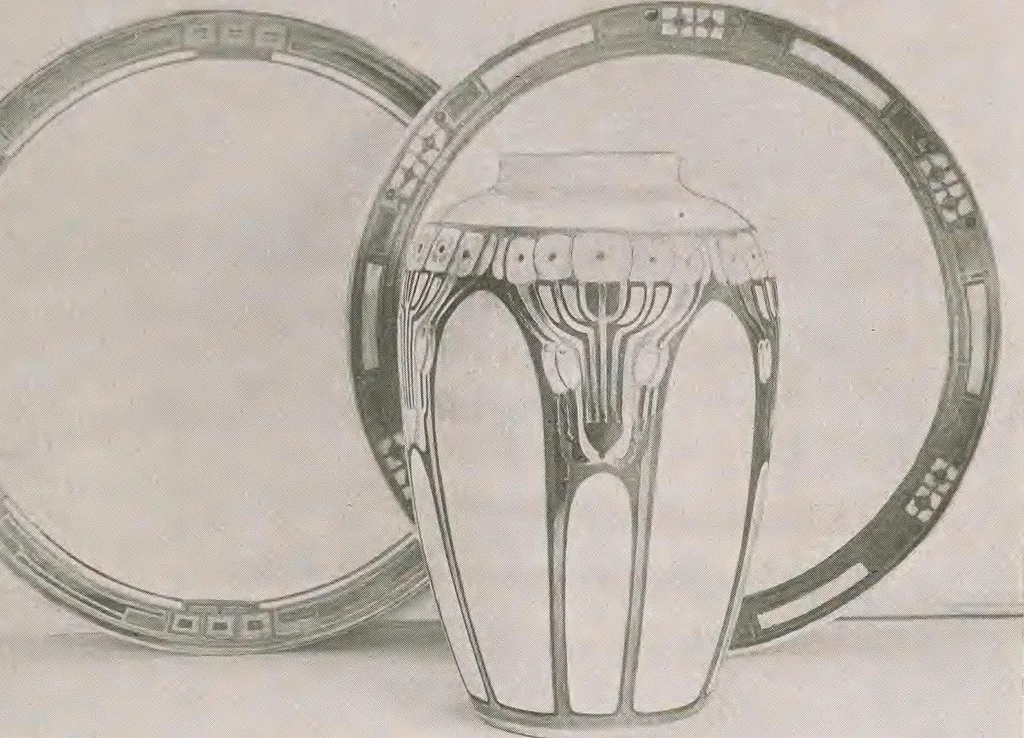 An illustration from Keramic studio, 1899, leaf 154