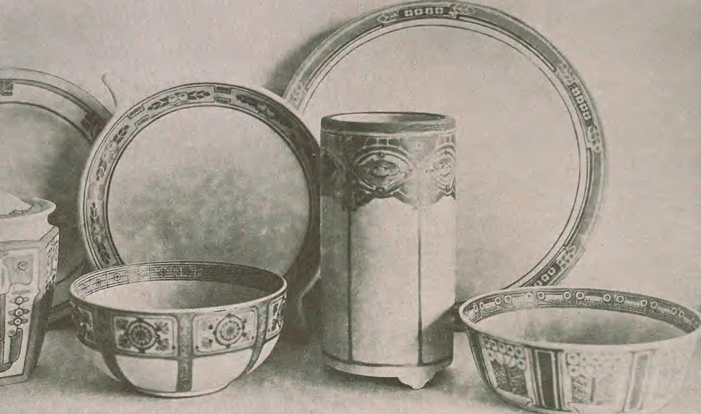 An illustration from Keramic studio, 1899, leaf 155