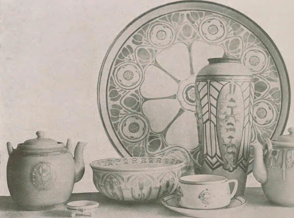 An illustration from Keramic studio, 1899, leaf 155