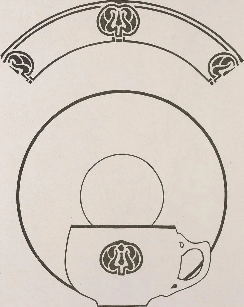 An illustration from Keramic studio, 1899, leaf 181