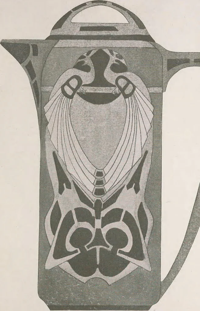 An illustration from Keramic studio, 1899, leaf 210