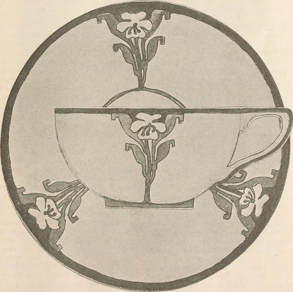 An illustration from Keramic studio, 1899, leaf 143