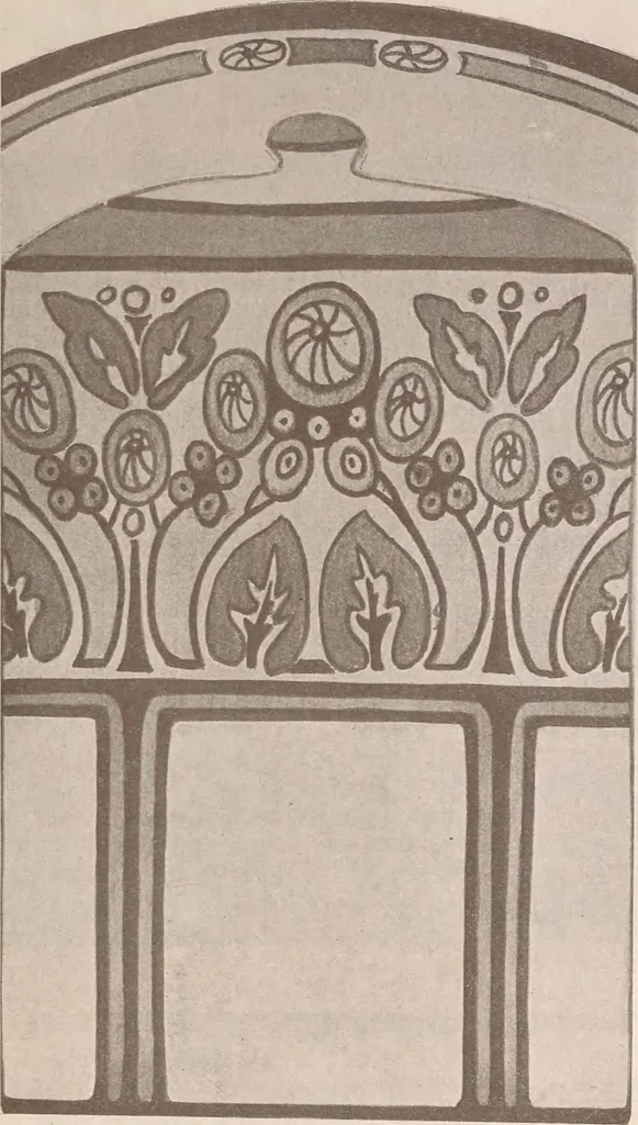 An illustration from Keramic studio, 1899, leaf 185