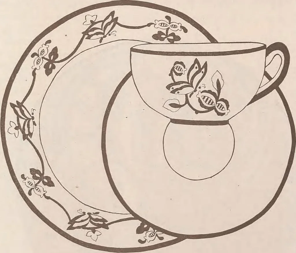 An illustration from Keramic studio, 1899, leaf 186