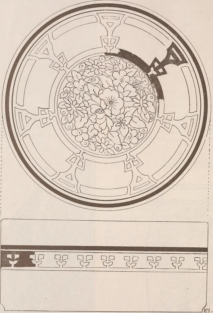 An illustration from Keramic studio, 1899, leaf 188