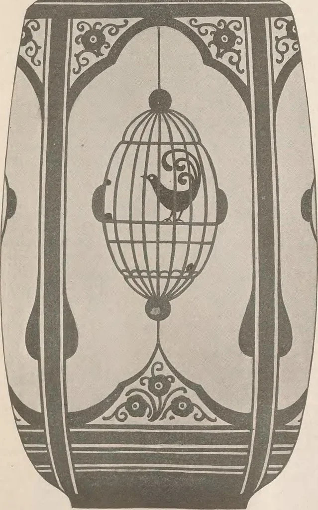 An illustration from Keramic studio, 1899, leaf 21