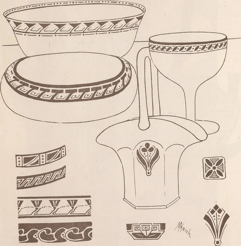 An illustration from Keramic studio, 1899, leaf 231