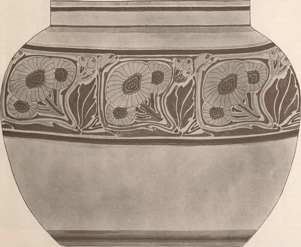 An illustration from Keramic studio, 1899, leaf 243