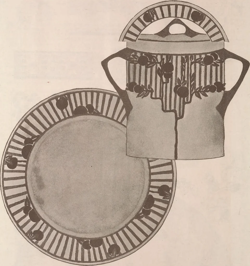 An illustration from Keramic studio, 1899, leaf 254
