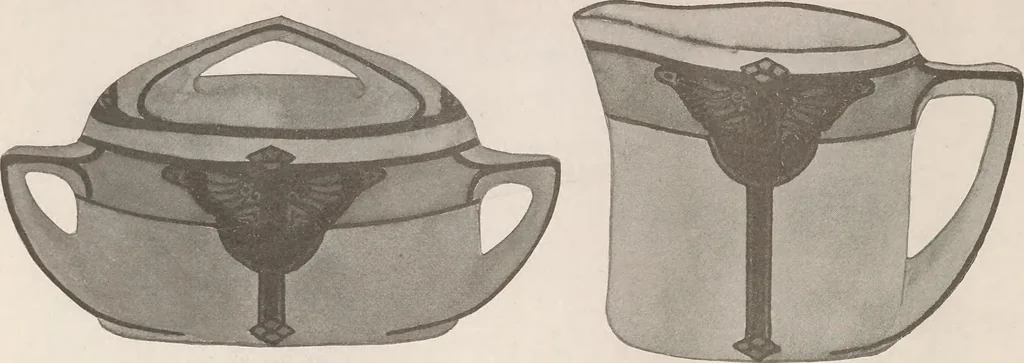 An illustration from Keramic studio, 1899, leaf 28