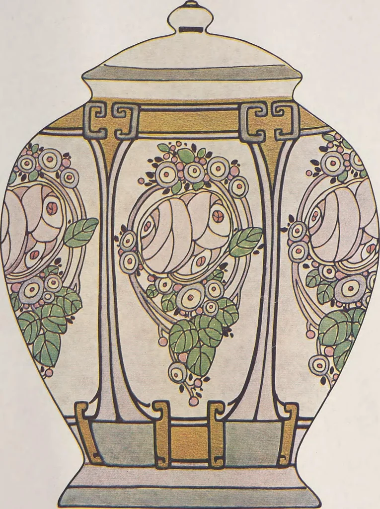 An illustration from Keramic studio, 1899, leaf 39