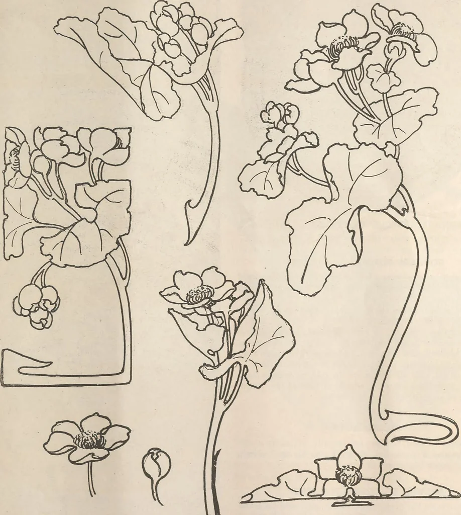 An illustration from Keramic studio, 1899, leaf 75