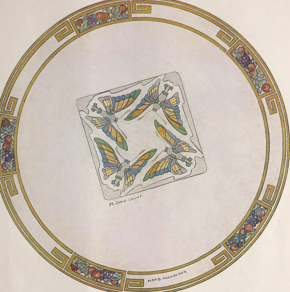 An illustration from Keramic studio, 1899, leaf 85