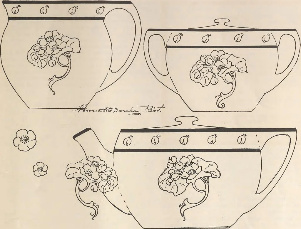 An illustration from Keramic studio, 1899, leaf 93