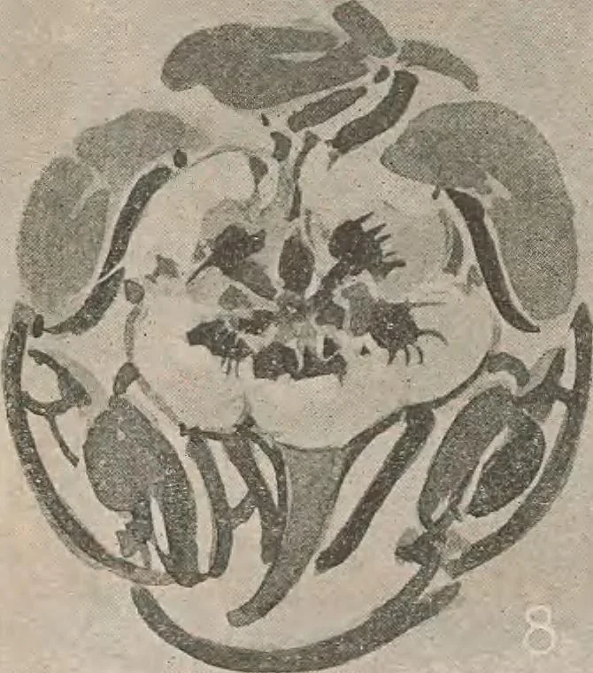 An illustration from Keramic studio, 1899, leaf 95