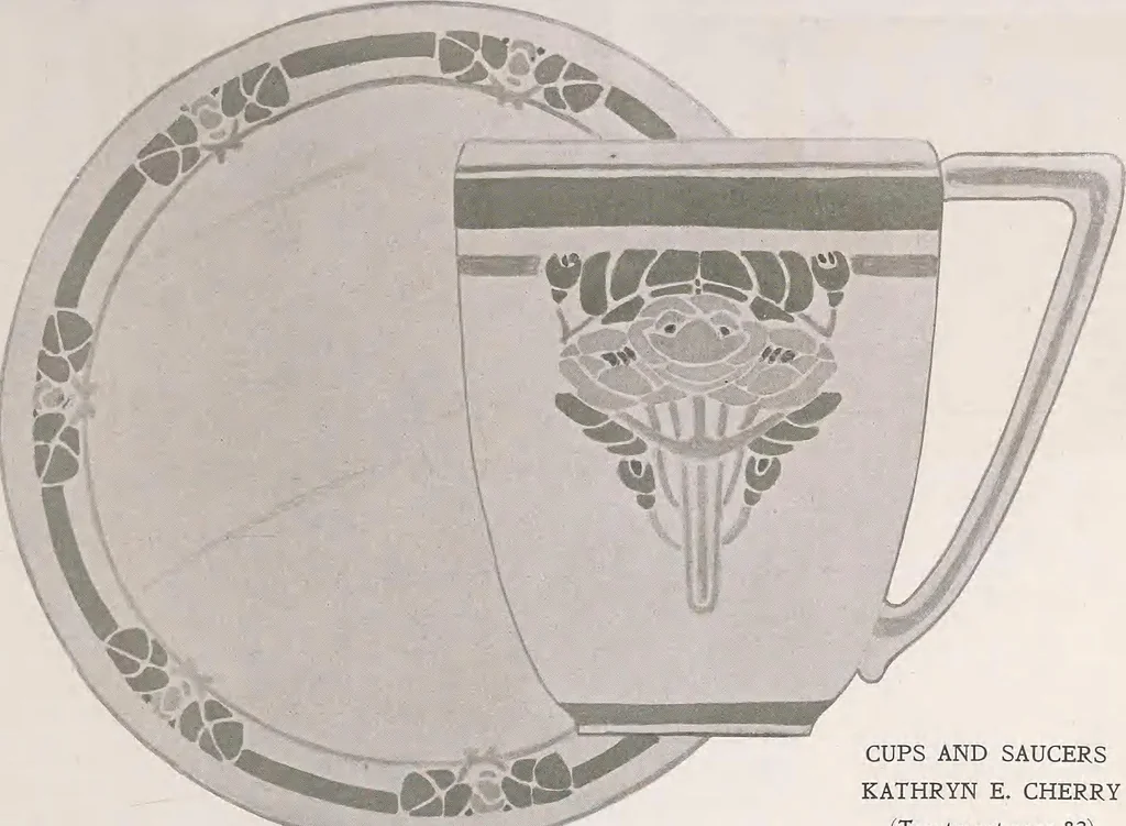 An illustration from Keramic studio, 1899, leaf 112