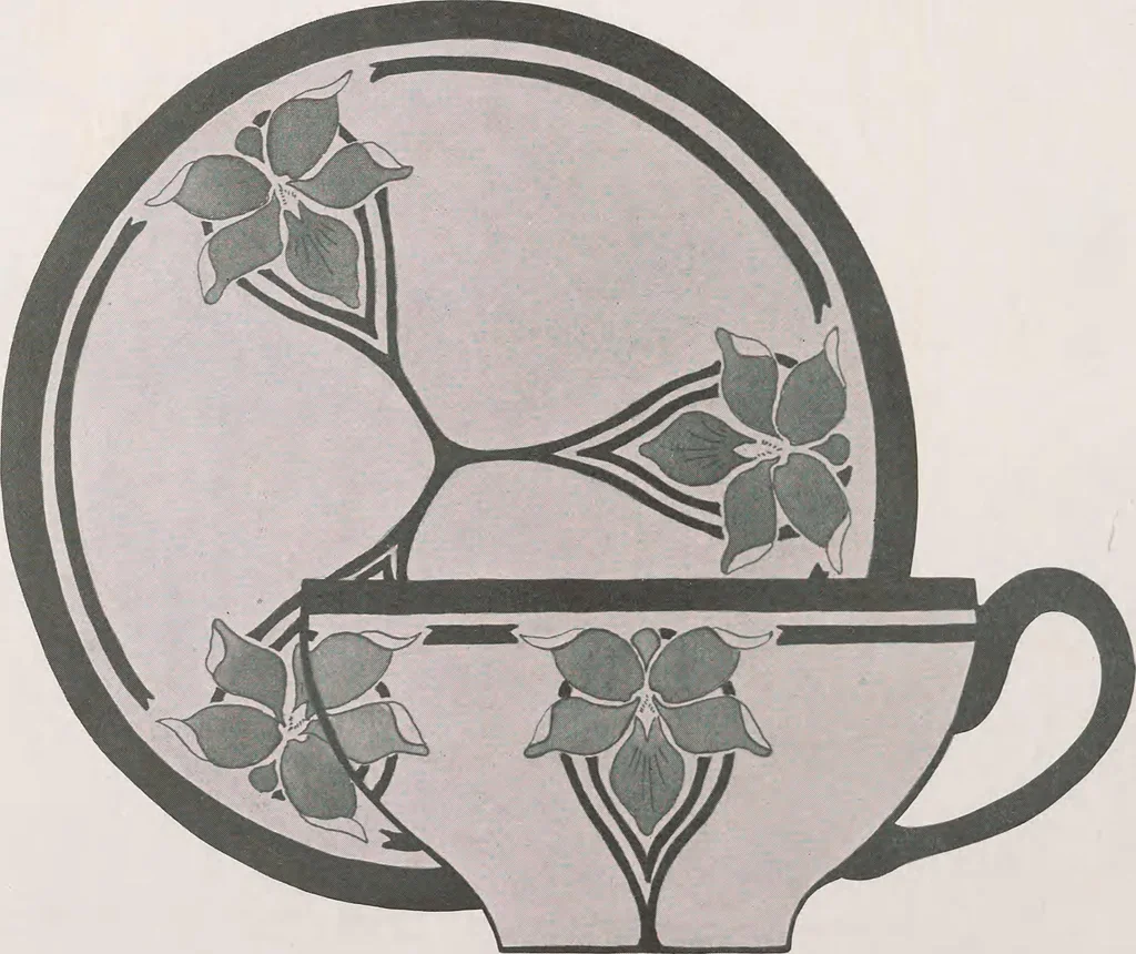 An illustration from Keramic studio, 1899, leaf 121