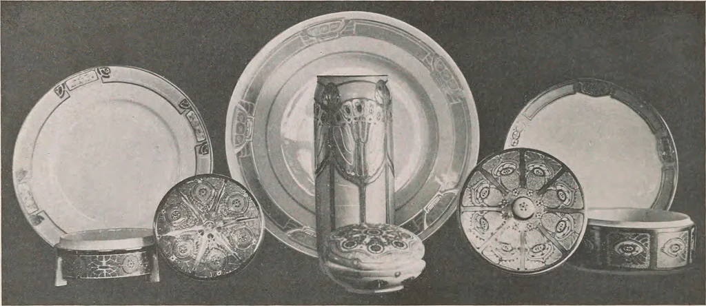 An illustration from Keramic studio, 1899, leaf 175
