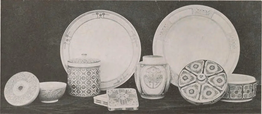 An illustration from Keramic studio, 1899, leaf 175