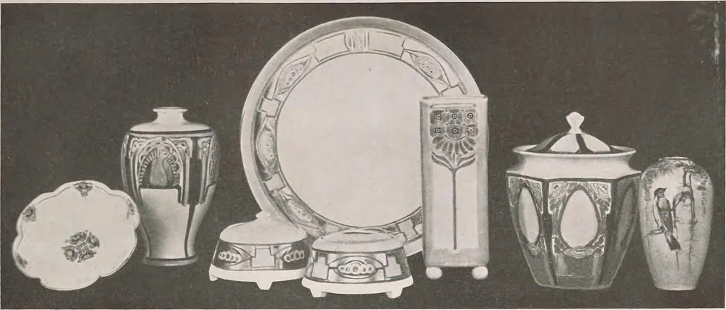 An illustration from Keramic studio, 1899, leaf 176