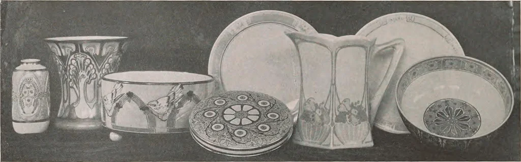 An illustration from Keramic studio, 1899, leaf 177