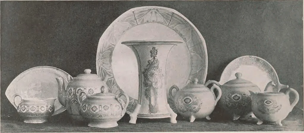 An illustration from Keramic studio, 1899, leaf 181