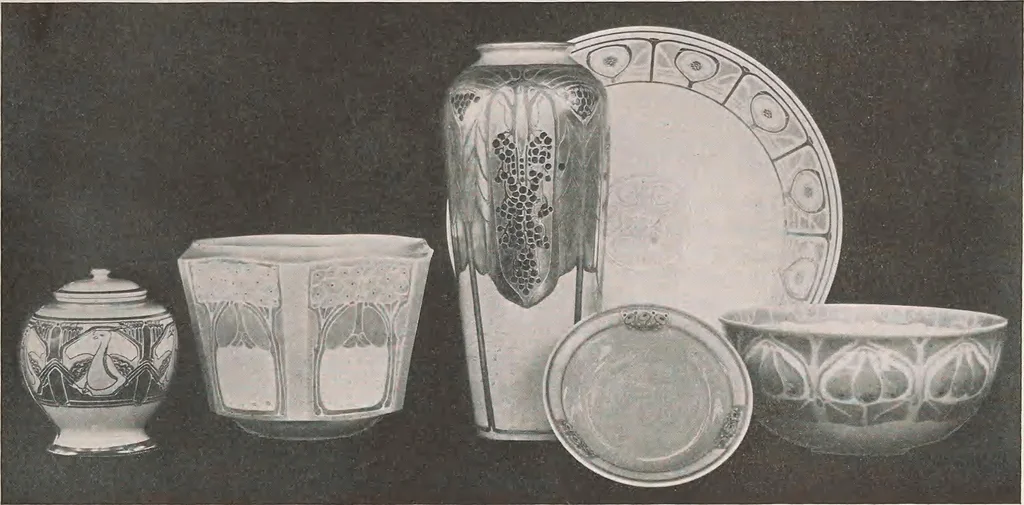 An illustration from Keramic studio, 1899, leaf 182