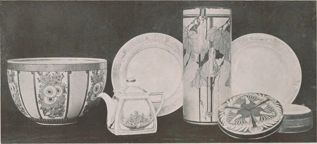 An illustration from Keramic studio, 1899, leaf 183