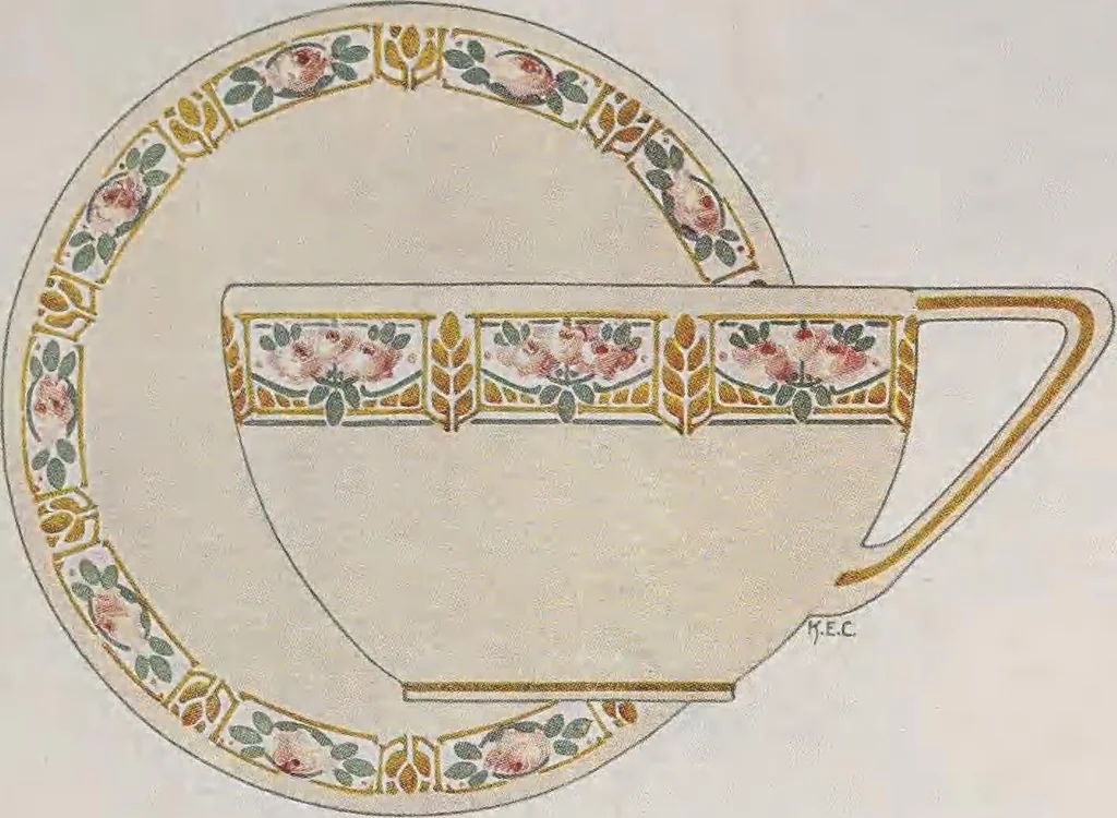 An illustration from Keramic studio, 1899, leaf 22