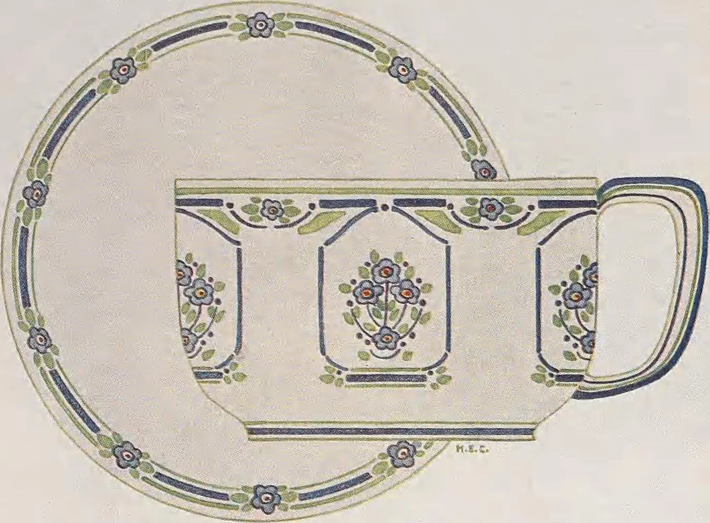 An illustration from Keramic studio, 1899, leaf 22