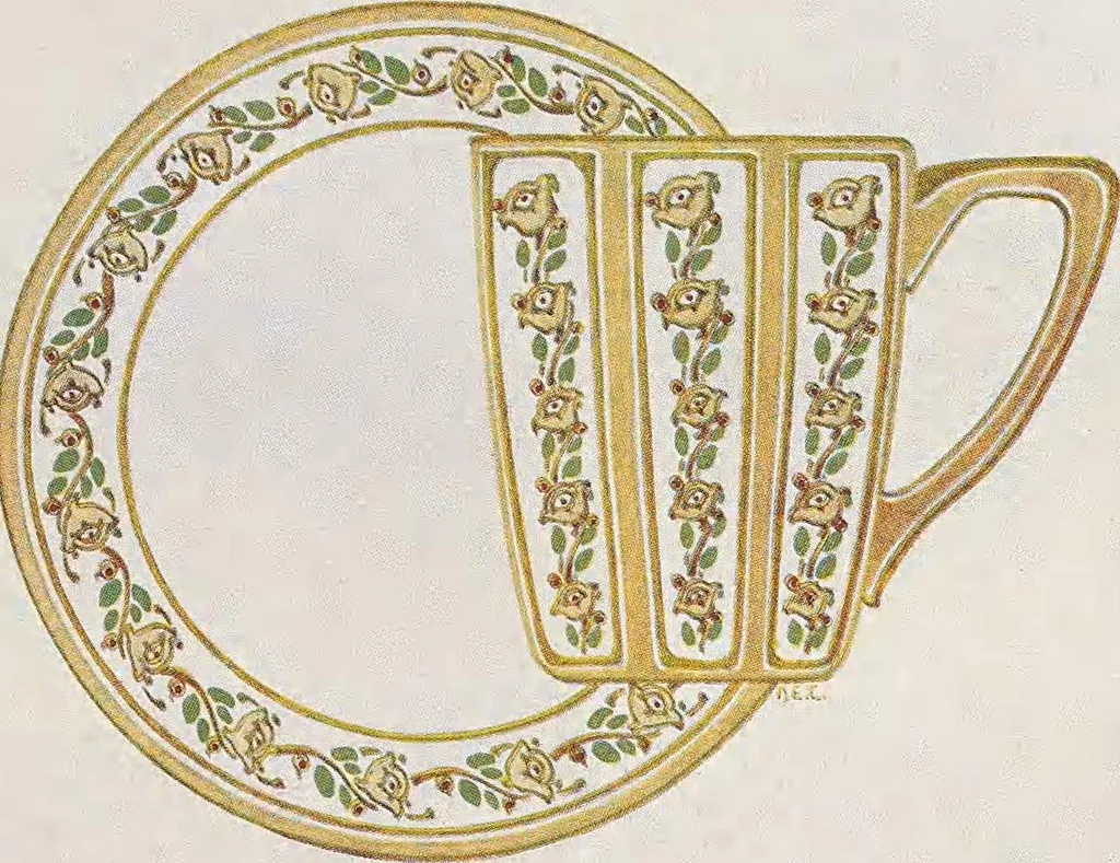 An illustration from Keramic studio, 1899, leaf 22