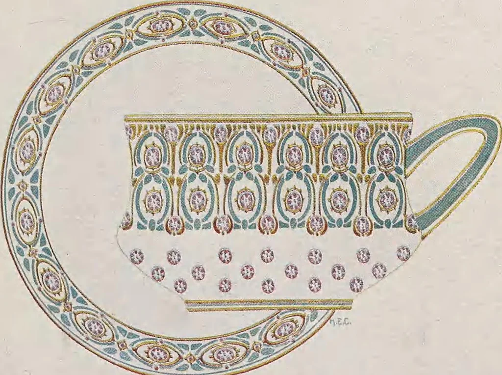 An illustration from Keramic studio, 1899, leaf 22