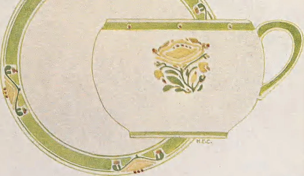 An illustration from Keramic studio, 1899, leaf 22
