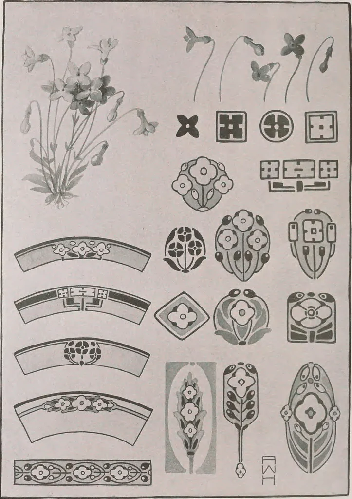 An illustration from Keramic studio, 1899, leaf 223