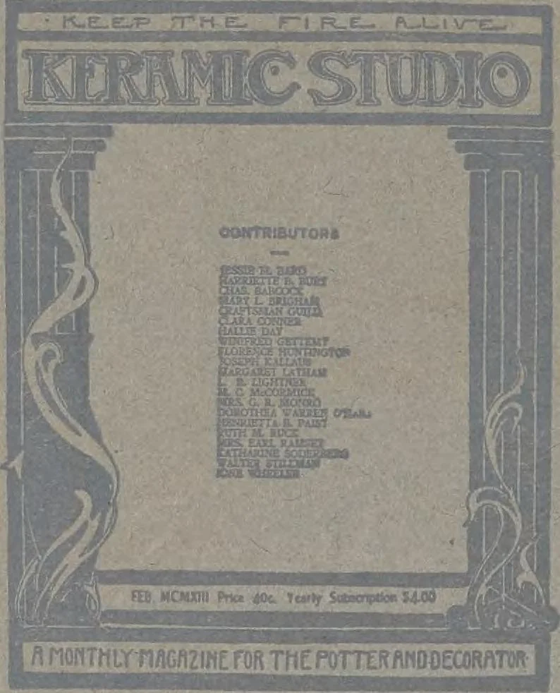 An illustration from Keramic studio, 1899, leaf 277