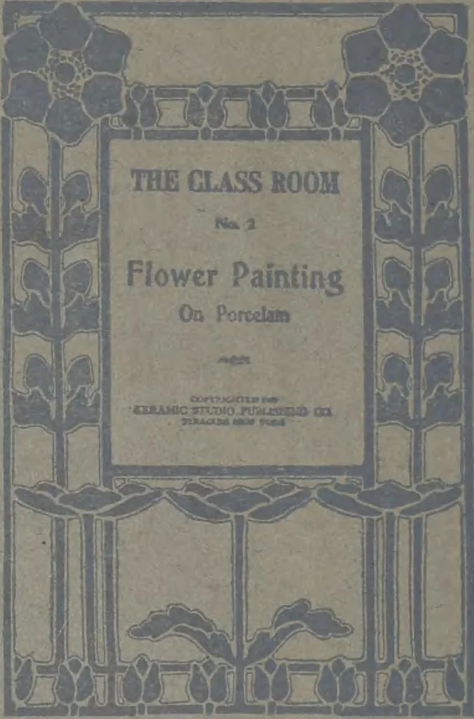 An illustration from Keramic studio, 1899, leaf 277