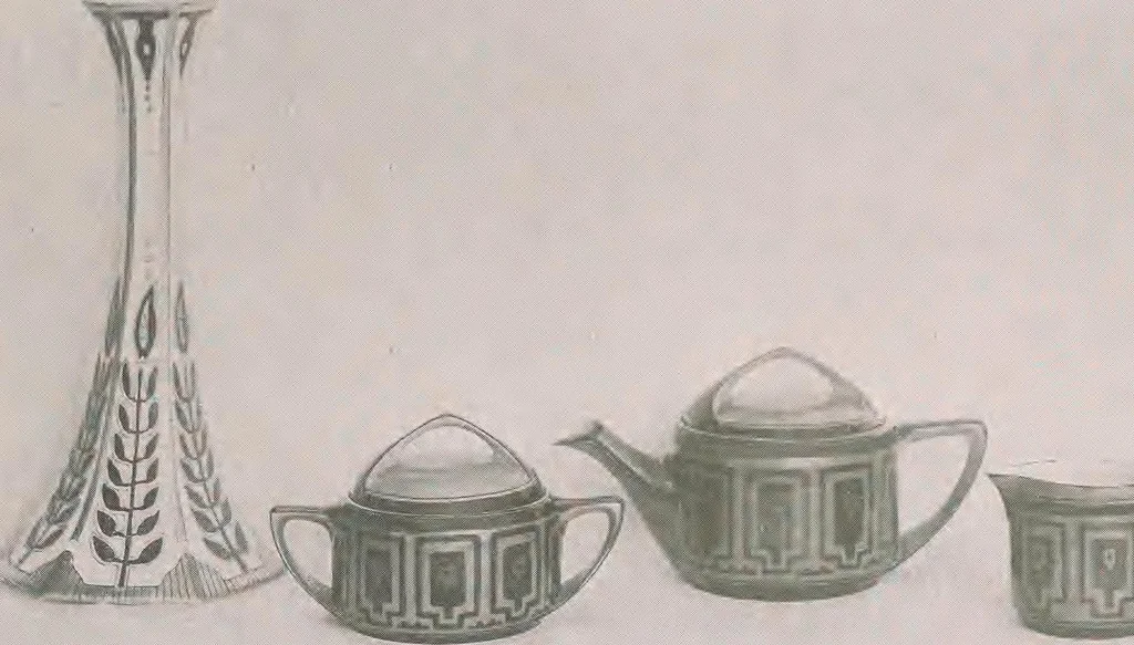An illustration from Keramic studio, 1899, leaf 28