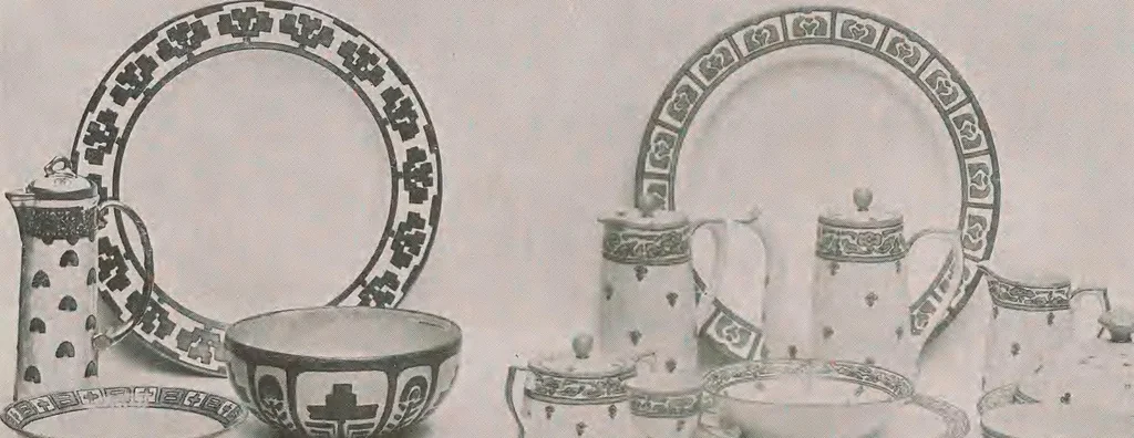 An illustration from Keramic studio, 1899, leaf 28