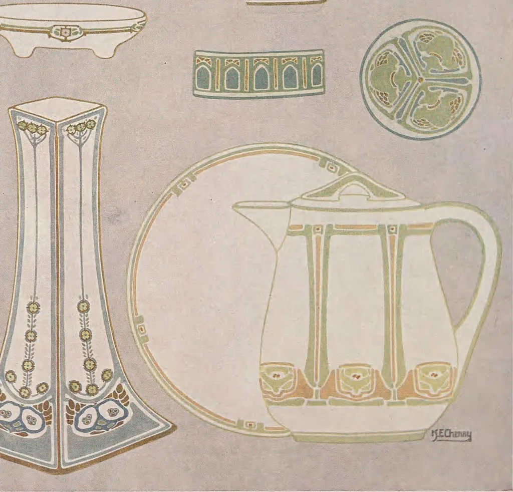 An illustration from Keramic studio, 1899, leaf 311