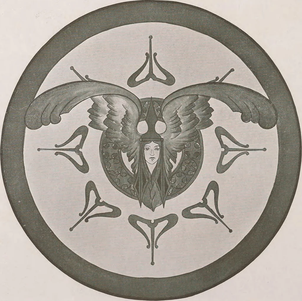 An illustration from Keramic studio, 1899, leaf 81