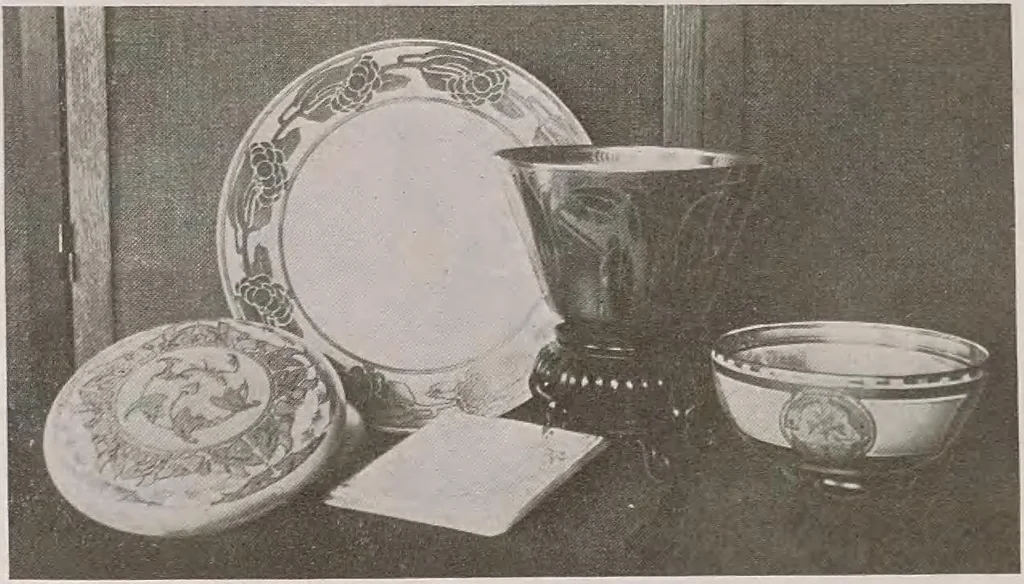 An illustration from Keramic studio, 1899, leaf 101