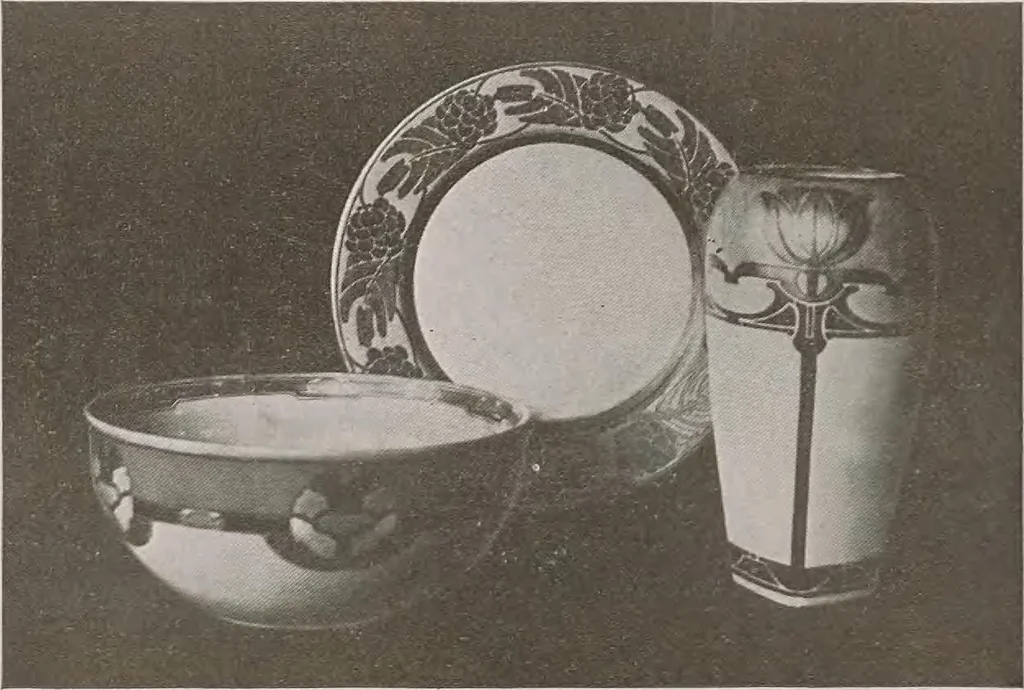 An illustration from Keramic studio, 1899, leaf 101