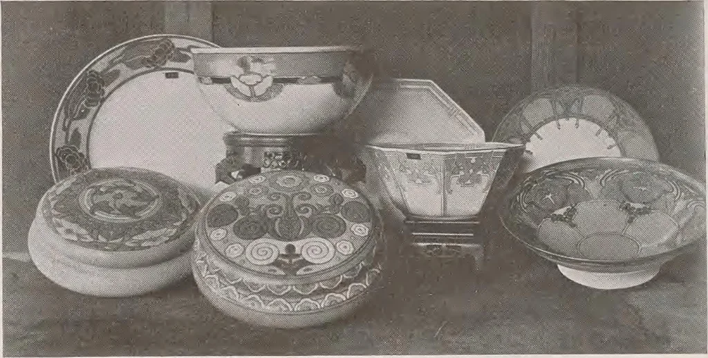 An illustration from Keramic studio, 1899, leaf 117