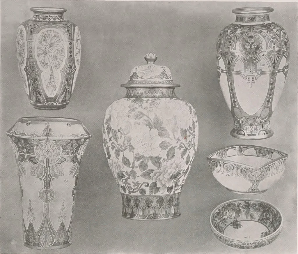 An illustration from Keramic studio, 1899, leaf 190