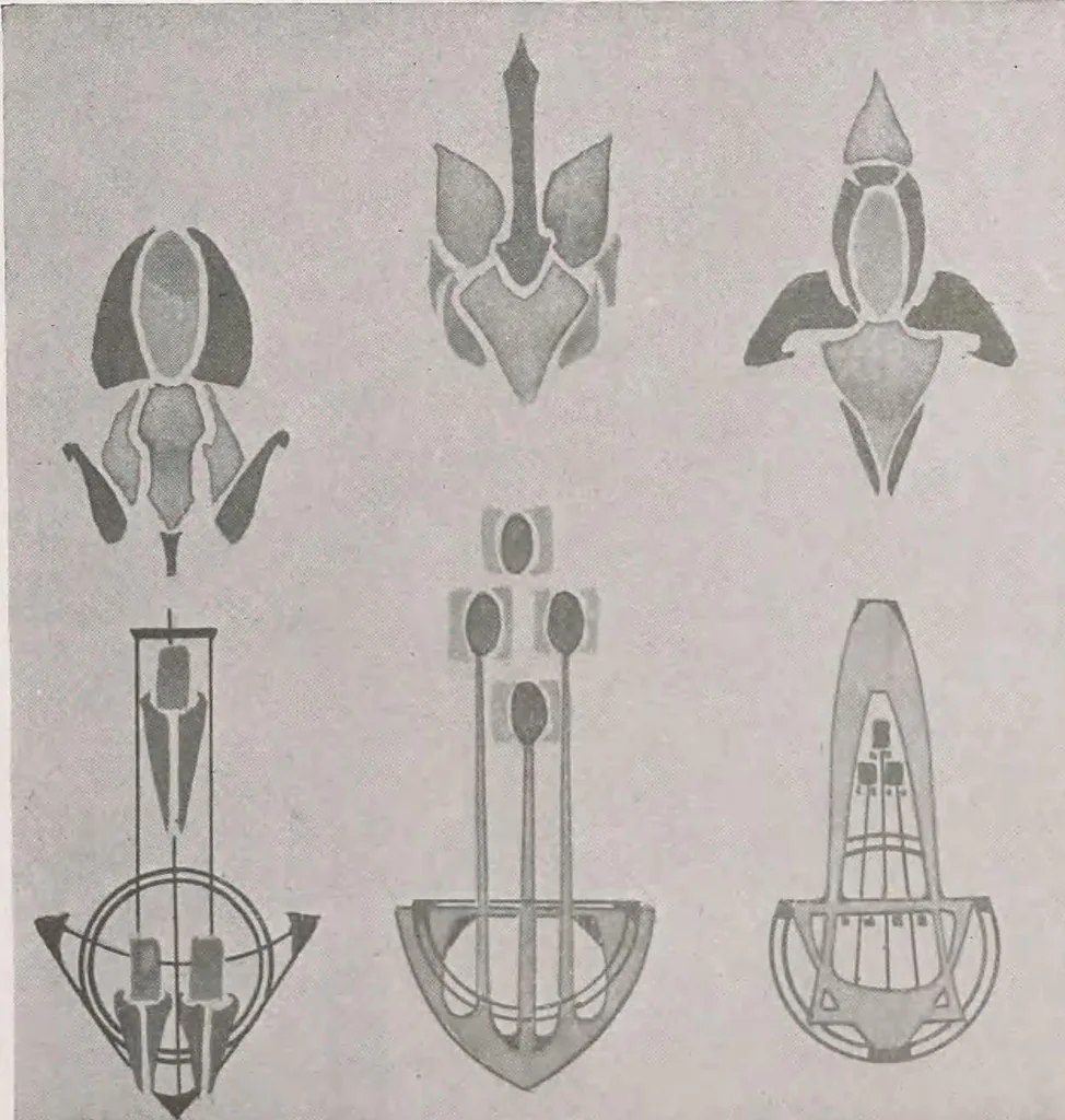 An illustration from Keramic studio, 1899, leaf 196
